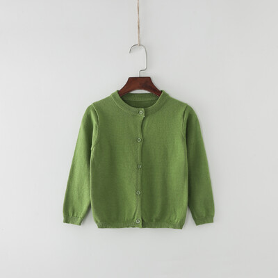 Pavasara rudens bērniem trikotāžas jaciņa džemperis meiteņu zīdainim volānveida apkakle ar garām piedurknēm topi mētelis bērniem kokvilnas modes meiteņu jaka