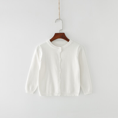 Pavasara rudens bērniem trikotāžas jaciņa džemperis meiteņu zīdainim volānveida apkakle ar garām piedurknēm topi mētelis bērniem kokvilnas modes meiteņu jaka