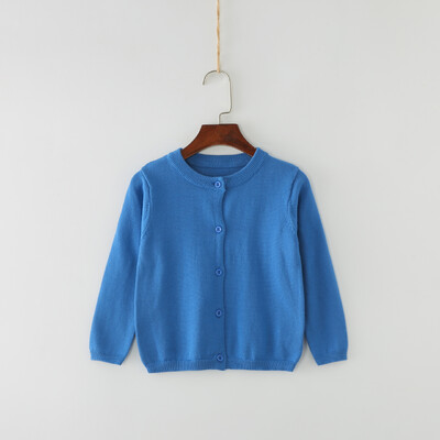 Pavasara rudens bērniem trikotāžas jaciņa džemperis meiteņu zīdainim volānveida apkakle ar garām piedurknēm topi mētelis bērniem kokvilnas modes meiteņu jaka