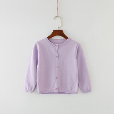 Pavasara rudens bērniem trikotāžas jaciņa džemperis meiteņu zīdainim volānveida apkakle ar garām piedurknēm topi mētelis bērniem kokvilnas modes meiteņu jaka