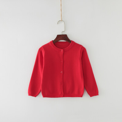 Pavasara rudens bērniem trikotāžas jaciņa džemperis meiteņu zīdainim volānveida apkakle ar garām piedurknēm topi mētelis bērniem kokvilnas modes meiteņu jaka