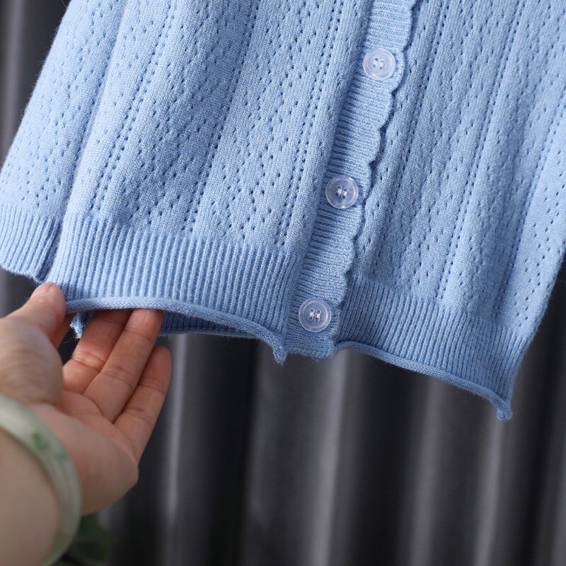 Copii Fete Haine Toamna Iarna Bebeluși Fete Cardigan de tricotat Pulover drăguț Palton Pulover tricotat albastru Pulover tricotat moale pentru copil mic