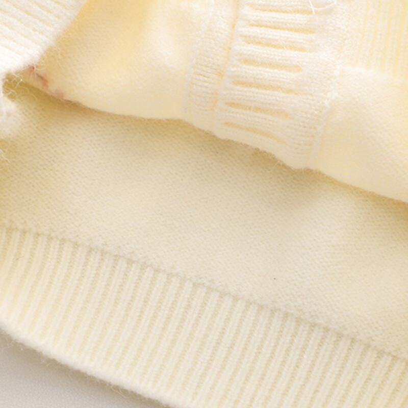 Gyereklány 2023 őszi nerc szerelmes lány gyapjú kardigán ruha gyerekeknek kötött őszi téli hosszú ujjú aranyos baba pulóver ruhák