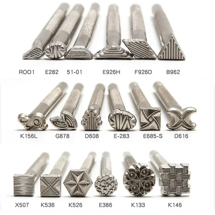 1kom Alat za žigosanje kože Metalni alat za bušenje Pečat Voštani kožni pečati za rukotvorine