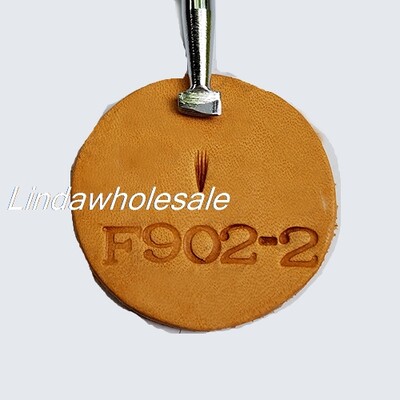 Ādas grebuma gravēšanas instrumenti F902/F902-2/F916/F918, metāla instrumenti, ādas zīmogi