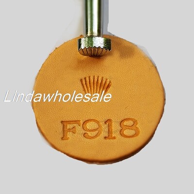 Ādas grebuma gravēšanas instrumenti F902/F902-2/F916/F918, metāla instrumenti, ādas zīmogi