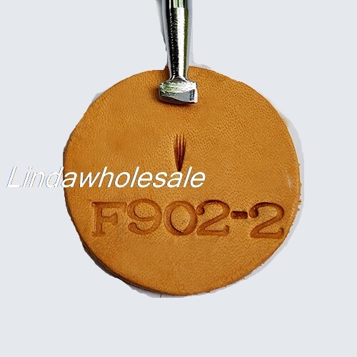 Ādas grebuma gravēšanas instrumenti F902/F902-2/F916/F918, metāla instrumenti, ādas zīmogi