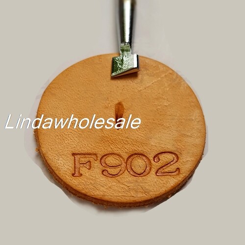 Ādas grebuma gravēšanas instrumenti F902/F902-2/F916/F918, metāla instrumenti, ādas zīmogi