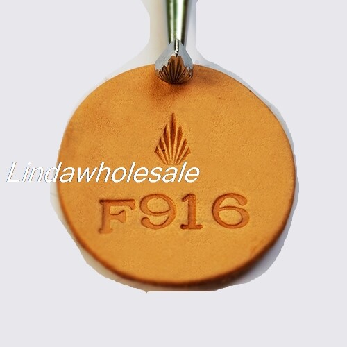 Ādas grebuma gravēšanas instrumenti F902/F902-2/F916/F918, metāla instrumenti, ādas zīmogi