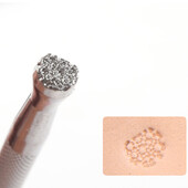 Praktiski drukāšanas rīki Ādas amatniecības roku darbs grebšanas rīks Statīšanas ierīces Izturīgas ādas reljefa veidne DIY