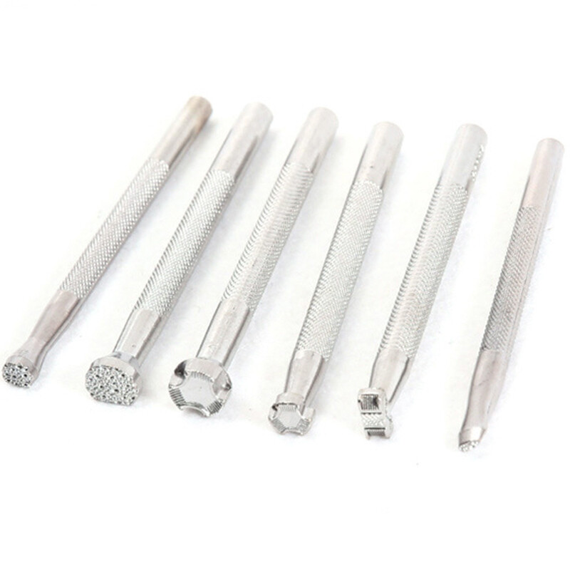 Praktiski drukāšanas rīki Ādas amatniecības roku darbs grebšanas rīks Statīšanas ierīces Izturīgas ādas reljefa veidne DIY