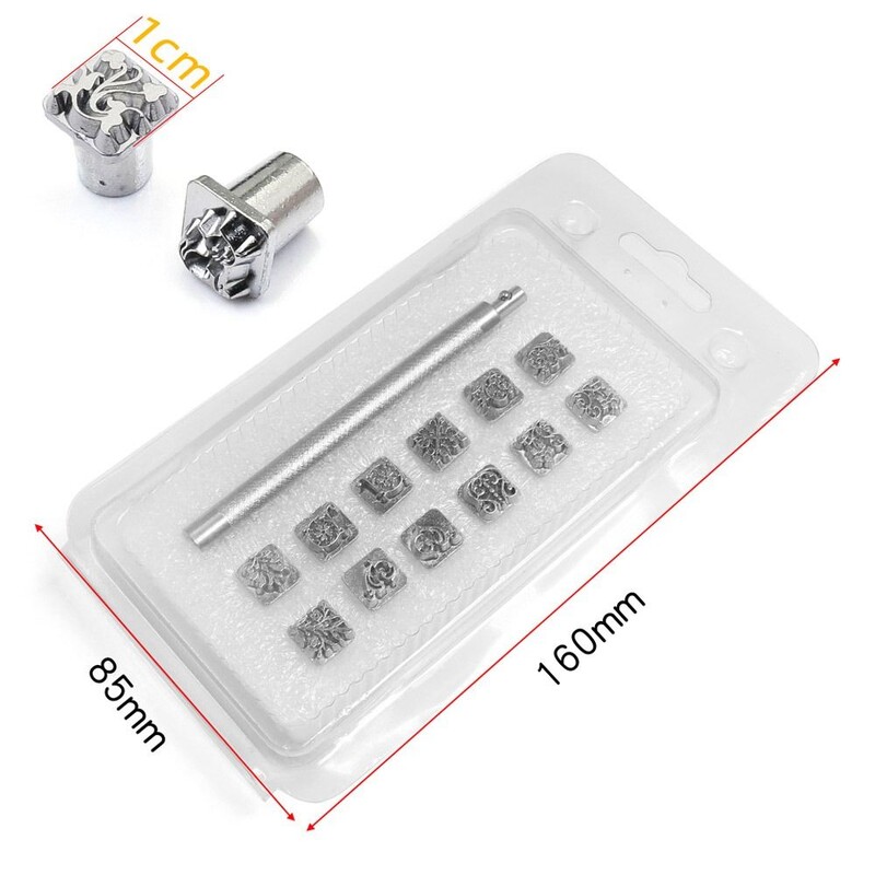 Set de ștanțare din piele Set de ștampilere pentru ștampilere, alfabet, litere, numere, instrumente de ștanțare, instrumente de bricolaj, artizanat, sculptură, instrumente de fabricare a șai