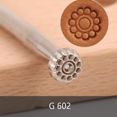 Biljno štavljena koža Graviranje Utiskivanje Legirana bušilica DIY Kožni obrti Utiskivanje teksture Ukrasni ručno rađeni dodaci