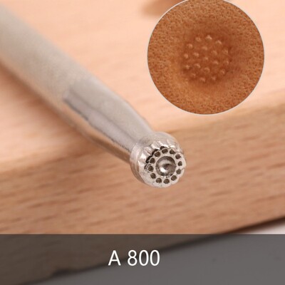 Biljno štavljena koža Graviranje Utiskivanje Legirana bušilica DIY Kožni obrti Utiskivanje teksture Ukrasni ručno rađeni dodaci