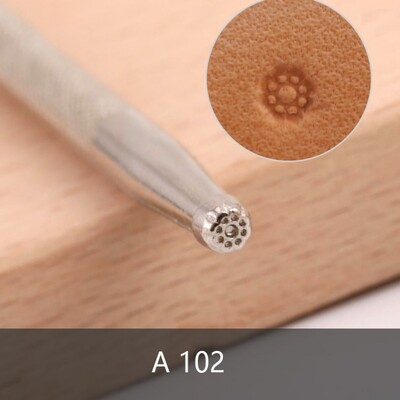 Biljno štavljena koža Graviranje Utiskivanje Legirana bušilica DIY Kožni obrti Utiskivanje teksture Ukrasni ručno rađeni dodaci