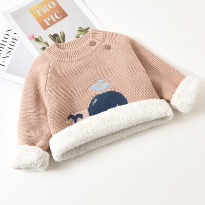 MILANCEL 2023 Nove zimske dječje veste Krznena podstava Pulover od debljeg flisa Dječja odjeća