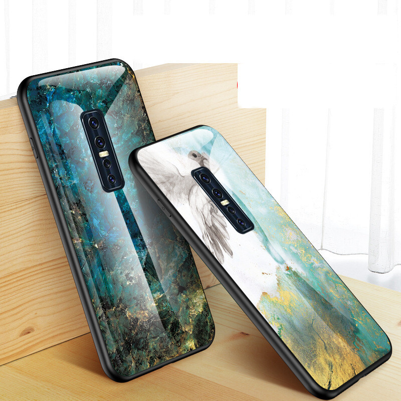 Xiaomi 13Pro stikla mobilā tālruņa maciņš marmora pocoX5 piemērots redmi note12 aizsargvāciņam 11K60 vīriešiem un sievietēm