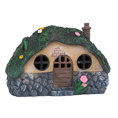 Solar Garden Statue Lights Fairy Garden Shed Resin Διακοσμητικά φώτα για αυλές, γκαζόν, καλλιτεχνικές διακοσμήσεις αυλής, δώρα οικιακής χρήσης