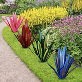 Metāla agaves mākslīgā tekila ainava skulptūra DIY metāla agaves augs mājas dekorēšana zemniecisks ar rokām apgleznotas