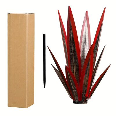 Metāla agaves mākslīgā tekila ainava skulptūra DIY metāla agaves augs mājas dekorēšana zemniecisks ar rokām apgleznotas