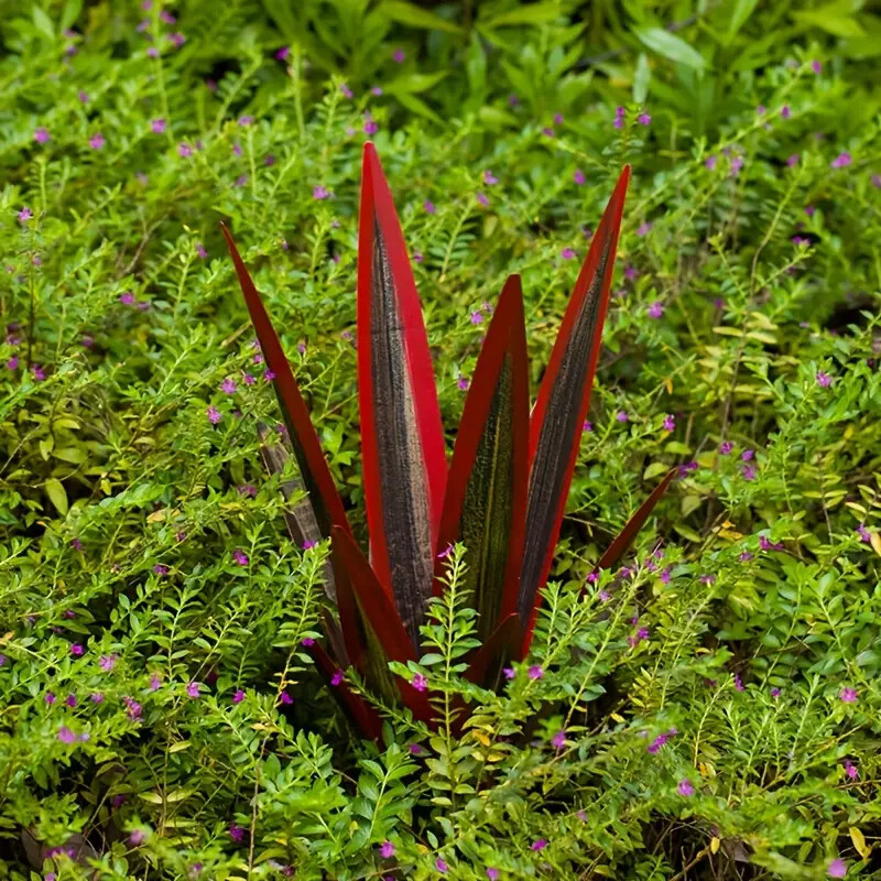 Fém agave mesterséges tequila táj szobor barkácsolás fém agave növény otthoni dekoráció rusztikus kézzel festett