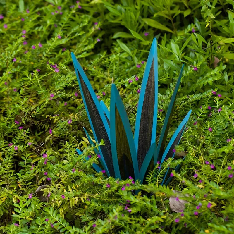 Fém agave mesterséges tequila táj szobor barkácsolás fém agave növény otthoni dekoráció rusztikus kézzel festett