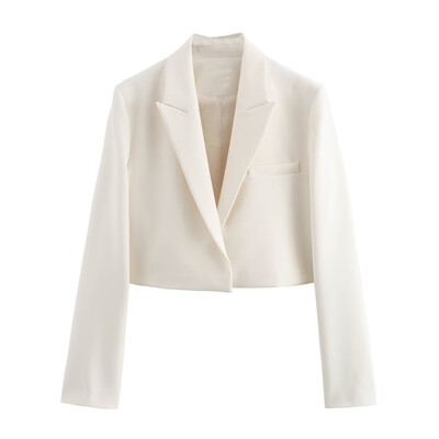 Zach Ailsa Ljeto 2024. Novo žensko polo ovratnik s dugim rukavima i kratkim odijelom Kaput Jednobojni remen Suknja Hlače Ležerni set