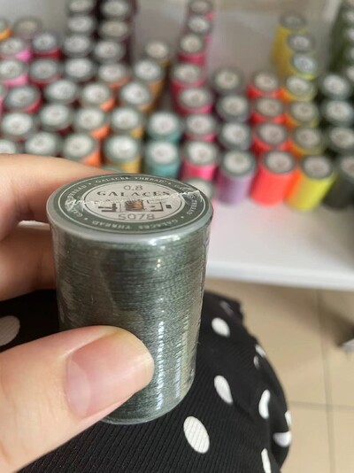 YL080 GALACE (YULE) 0,80 mm 16 szálas lapos viaszos cérna bőr varráshoz