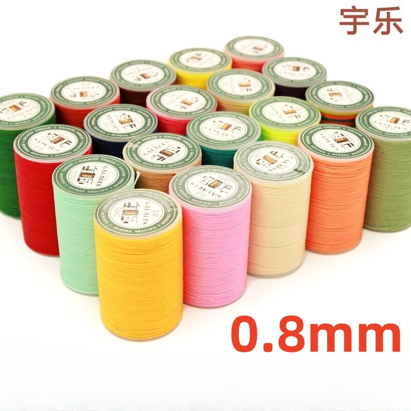 YL080 GALACE (YULE) 0,80 mm 16 szálas lapos viaszos cérna bőr varráshoz