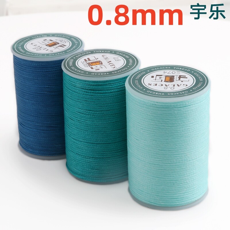 YL080 GALACE (YULE) 0,80 mm 16 szálas lapos viaszos cérna bőr varráshoz