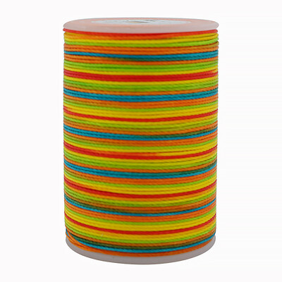 YL055 GALACES (YULE) 0,55 mm 3 szál kerek (csavar) viaszos cérna bőr varráshoz