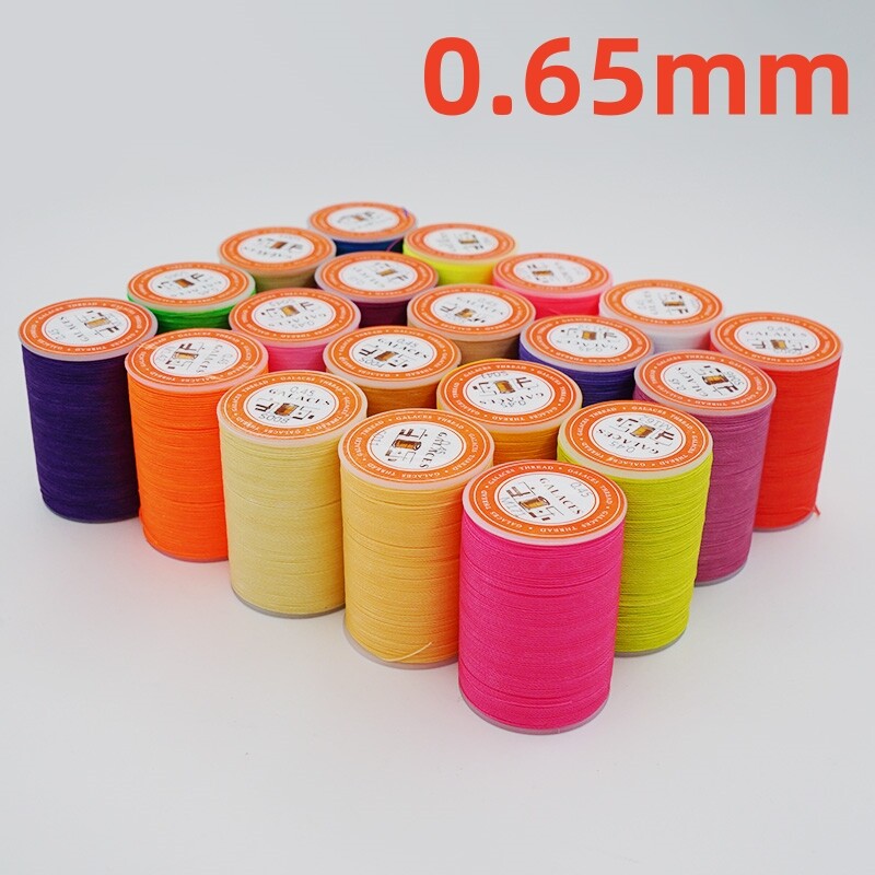 YL065 GALACES（YULE）0,65 mm fir rotund (răsucit) pentru cusut piele