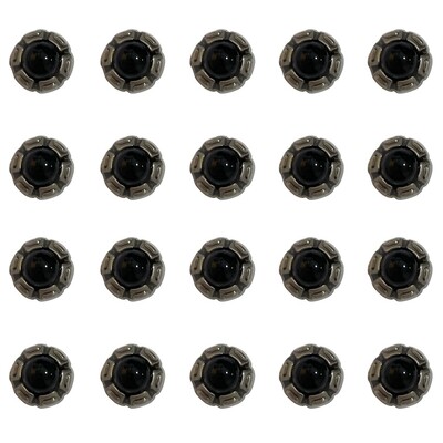 20 gab Mini tirkīza dekoratīvā sprādze, ādas izstrādājumu kniedes DIY ādas dekoratīvā sprādze DIY amatniecības ādai