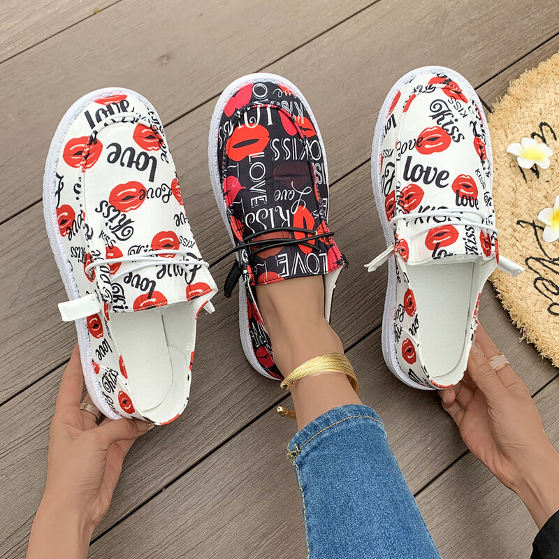 2024-es nyári divat Női vulkanizáló cipők Női alkalmi lakások Kényelmes csúsztatás naplopók Kényelmes kültéri sportcipők