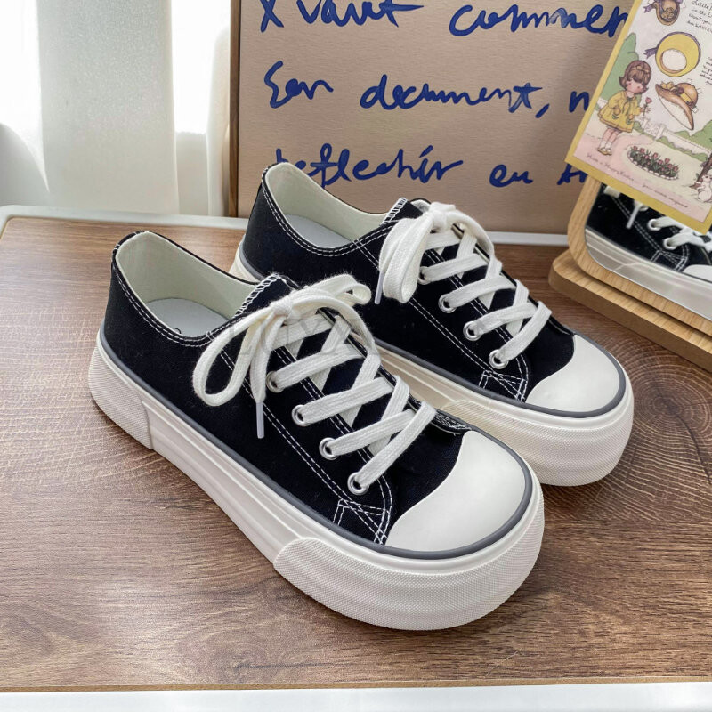 Sieviešu audekla apavi Ikdienas, šņorējami, vulkanizēti apavi Sieviešu sporta apavi sieviešu sporta apavi