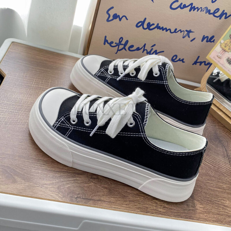 Sieviešu audekla apavi Ikdienas, šņorējami, vulkanizēti apavi Sieviešu sporta apavi sieviešu sporta apavi