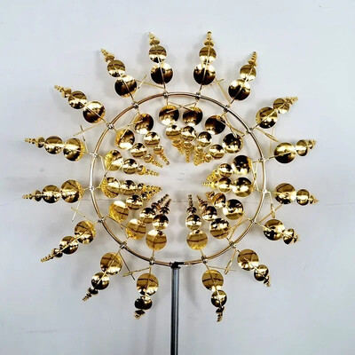 Metāla rotējošas 3D vējdzirnavas