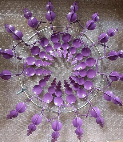 Metāla rotējošas 3D vējdzirnavas