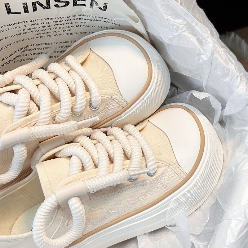 Visoka platforma Ružičasta slatka ženska obuća na vezanje Kawaii crne ženske cipele Luksuzne 2024. Nova urbana dnevna rutina Proljetna korejska A