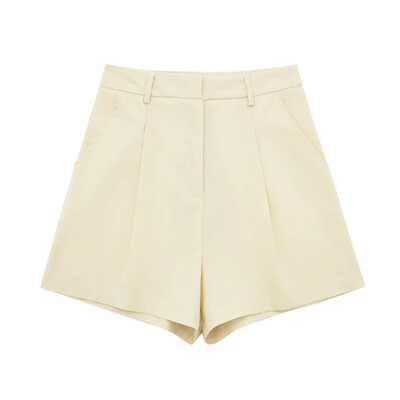 TRAFZA mellényes rövidnadrág női öltöny 2023 divatos, egysoros mellény felső + vékony nadrágszettek női, hétköznapi utcai viselet