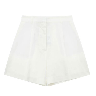 TRAFZA mellényes rövidnadrág női öltöny 2023 divatos, egysoros mellény felső + vékony nadrágszettek női, hétköznapi utcai viselet