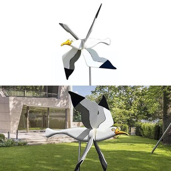 1τεμ Seagull Windmill Ornaments Flying Bird Series Windmill Wind Grinders For Garden Decor Stakes Wind Spinners Garden Pati S0R1