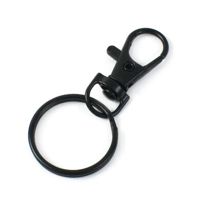 Meetee 20/30/40/50Gb Grozāmas Loster aizdares 25mm Metāla saspraudes Sprādzes Atslēgu piekariņš O Gredzens Āķis Suņu apkakles Soma DIY Aparatūras piederumi