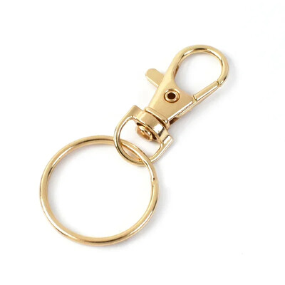 Meetee 20/30/40/50Gb Grozāmas Loster aizdares 25mm Metāla saspraudes Sprādzes Atslēgu piekariņš O Gredzens Āķis Suņu apkakles Soma DIY Aparatūras piederumi