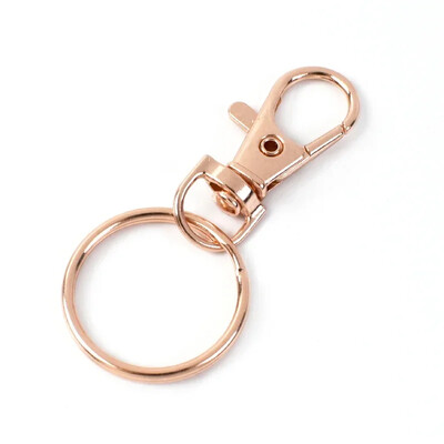 Meetee 20/30/40/50Gb Grozāmas Loster aizdares 25mm Metāla saspraudes Sprādzes Atslēgu piekariņš O Gredzens Āķis Suņu apkakles Soma DIY Aparatūras piederumi