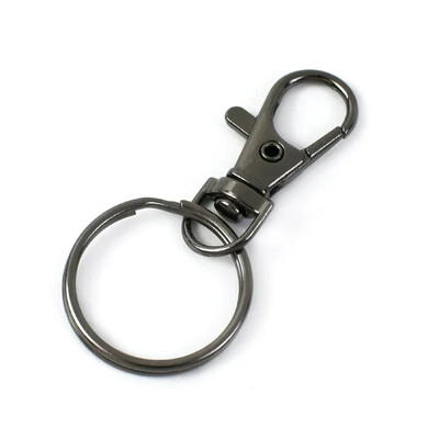 Meetee 20/30/40/50Gb Grozāmas Loster aizdares 25mm Metāla saspraudes Sprādzes Atslēgu piekariņš O Gredzens Āķis Suņu apkakles Soma DIY Aparatūras piederumi