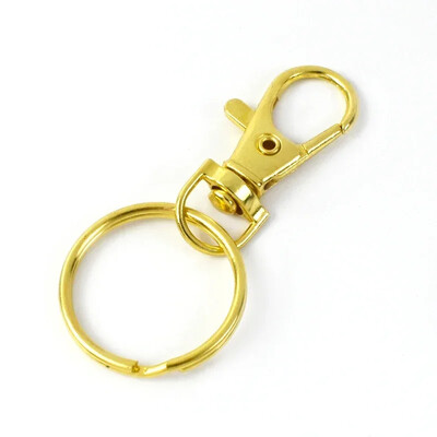 Meetee 20/30/40/50Gb Grozāmas Loster aizdares 25mm Metāla saspraudes Sprādzes Atslēgu piekariņš O Gredzens Āķis Suņu apkakles Soma DIY Aparatūras piederumi