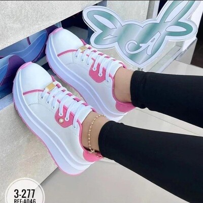 Rudens, jaunas sieviešu modes jauktas krāsas, šņorējamas platformas kedas pavasaris, sieviete, ikdienas sieviešu apavi, vulkanizēti apavi Tenis Zapatillas