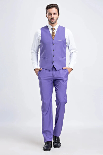 M-6XL muška ležerna poslovna jednobojna vesta i hlače mladoženja vjenčanica kaput hlače