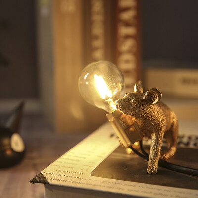 Ziemeļvalstu mājas istabas USB peles lampa LED nakts lampa galddatora nakts nakts gaisma Mājas istabas dekors Apgaismojums Galda lampa Galda lampas kulons